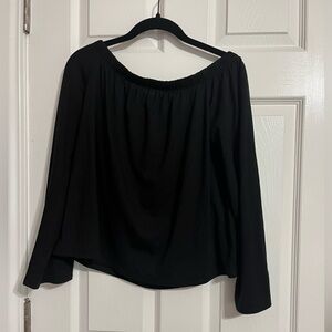 So Black Off the Shoulder Top Medium
